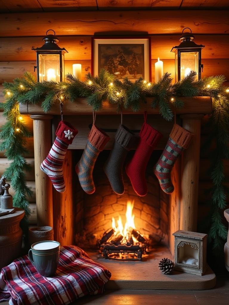 cozy rustic holiday decor