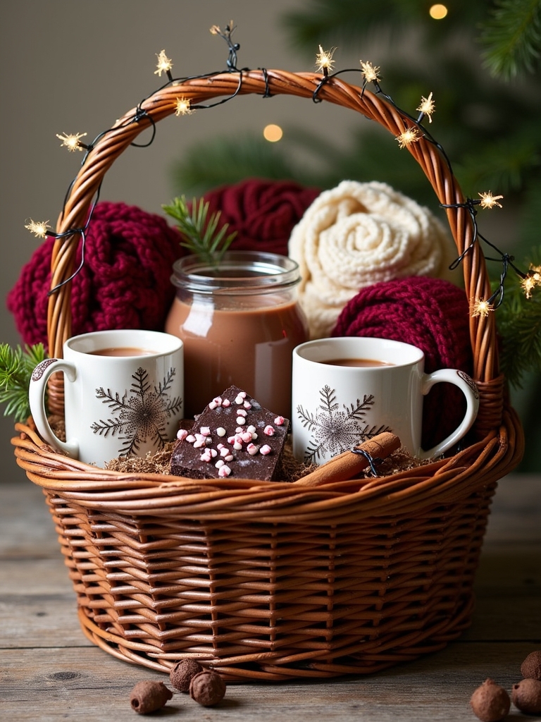 cozy winter comfort basket