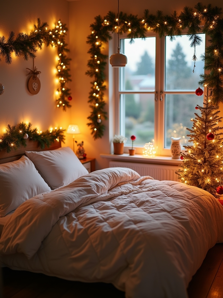 cozy winter wonderland ambiance