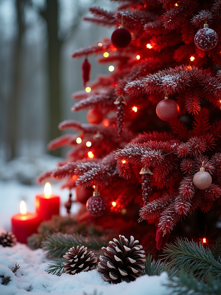 cozy woodland holiday decor