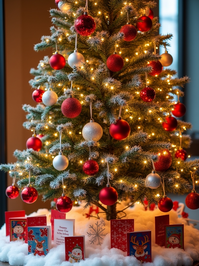 creative holiday card displays