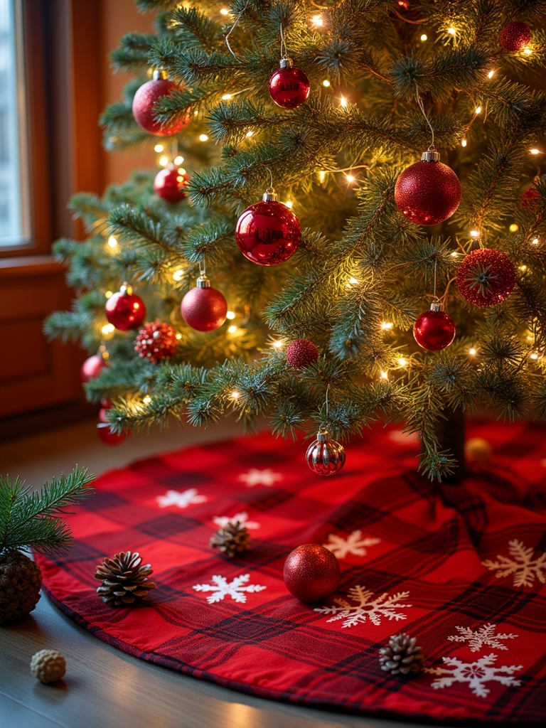 creative holiday tree skirts