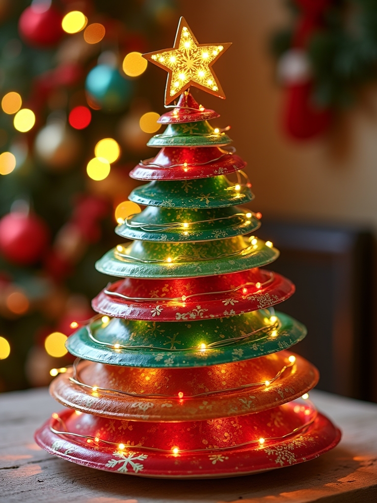 creative paper plate christmas