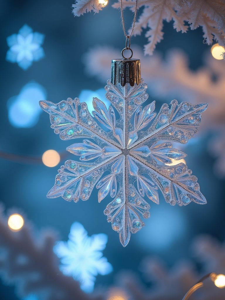 creative snowflake wall decor