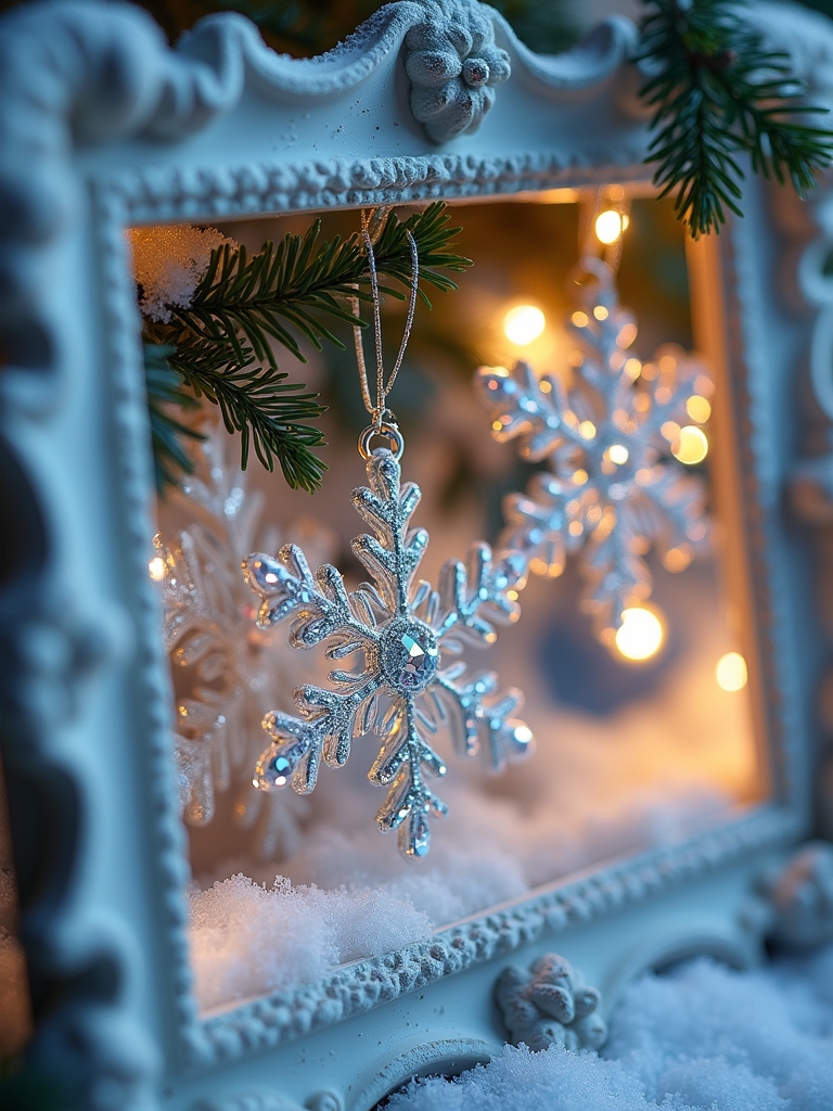 creative winter photo displays