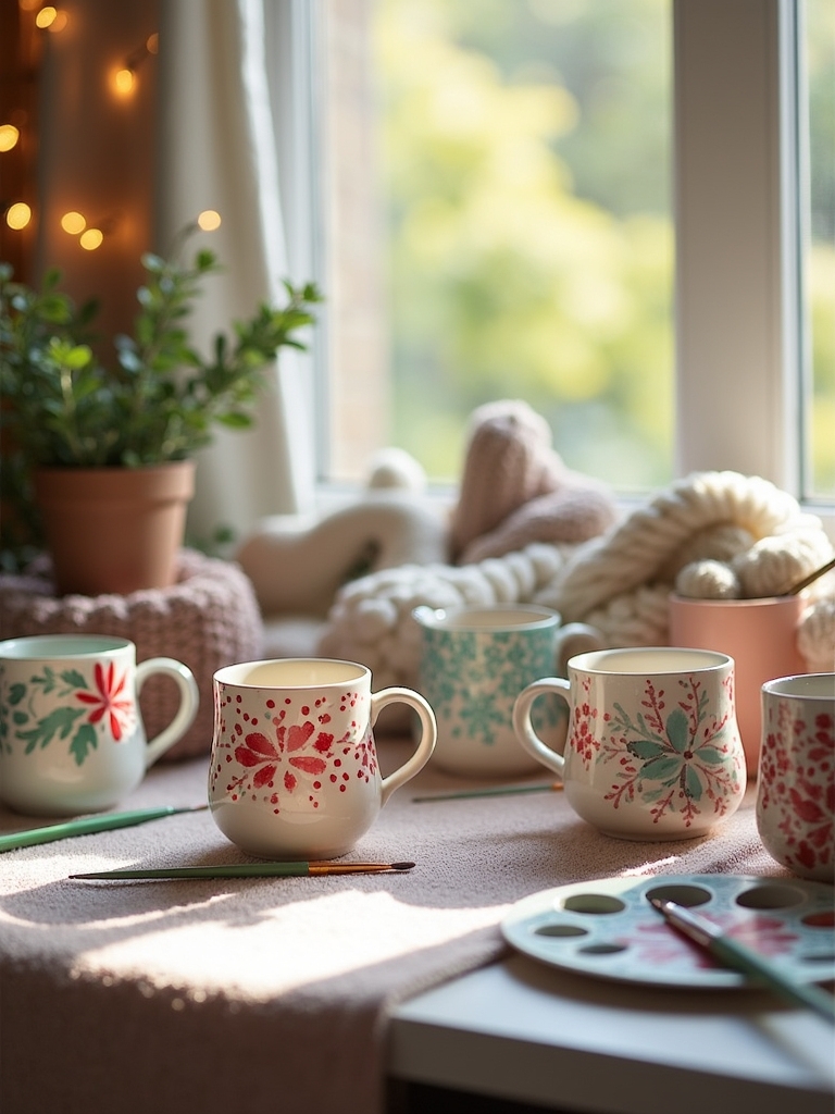 custom personalized painted mugs