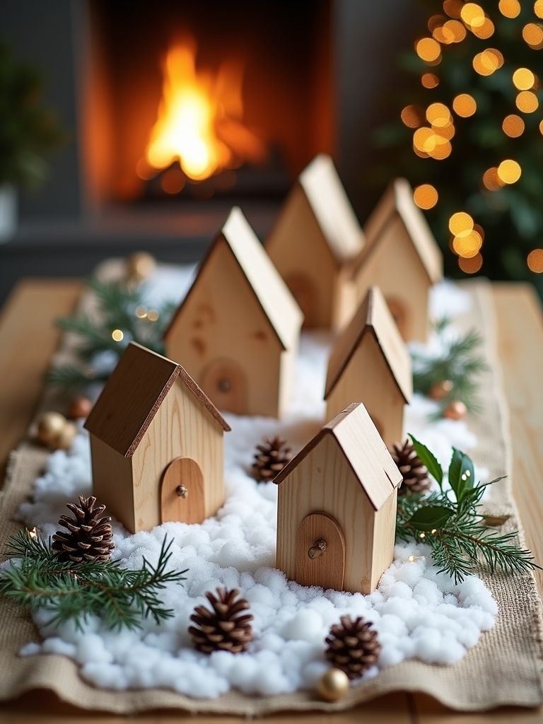 diy christmas village decor