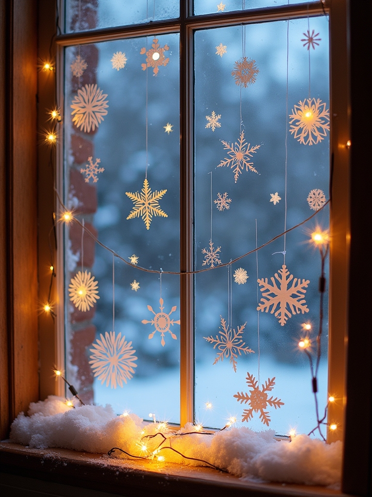 diy paper snowflake decorations