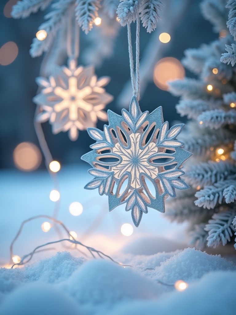 diy paper snowflake ornaments