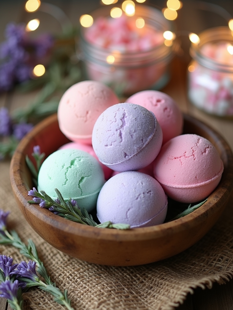diy relaxing bath bombs