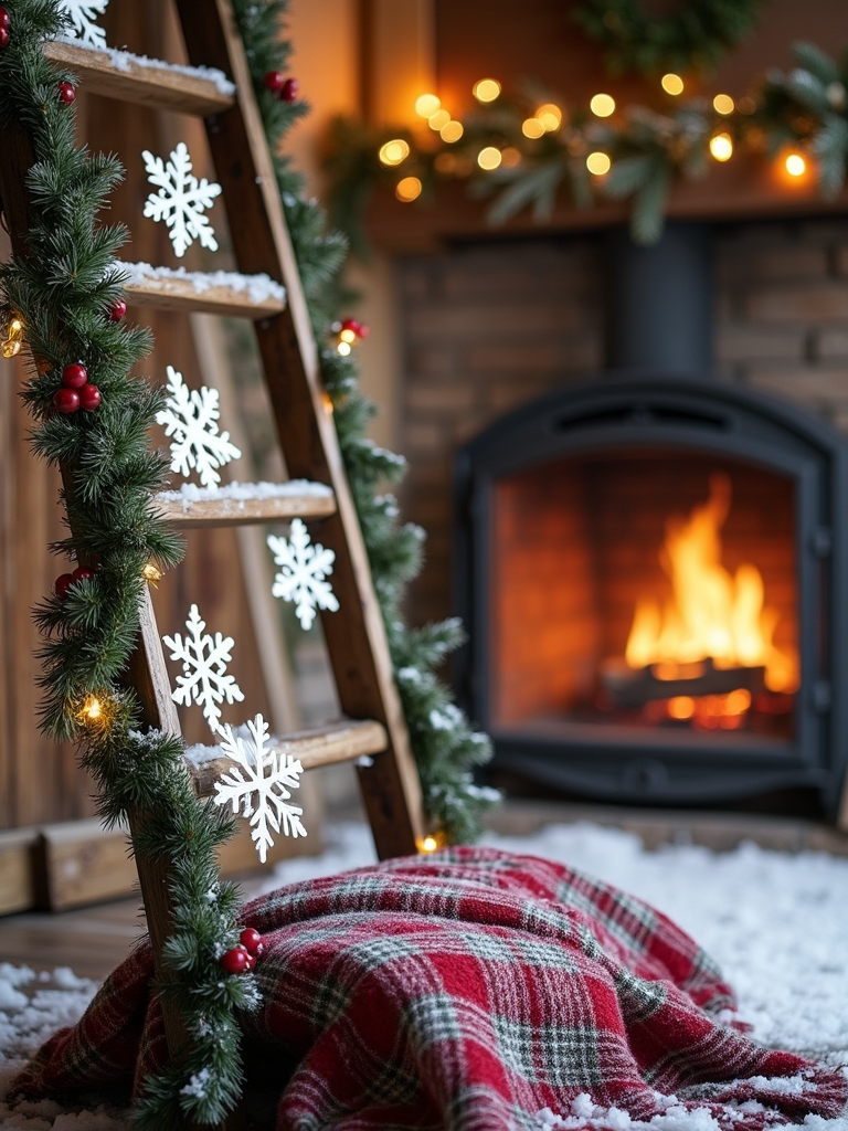 diy winter snowflake decor