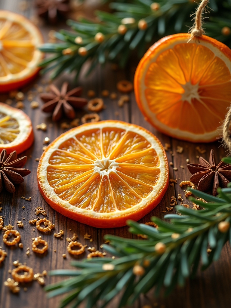 dried orange slice ornaments