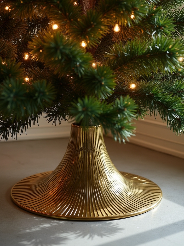 elegant art deco tree collar