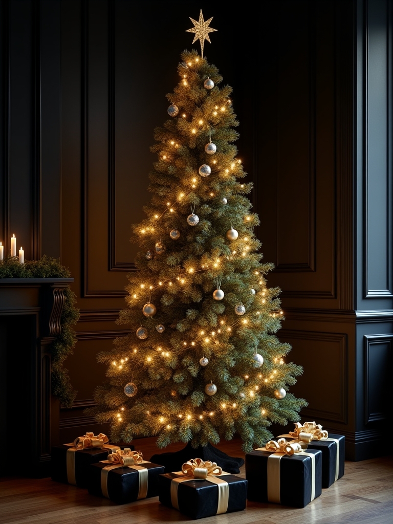 elegant black gold decor