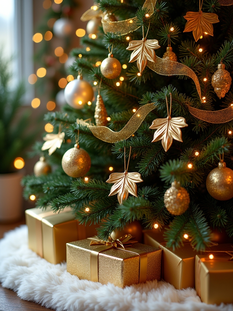 elegant diy gold ornaments