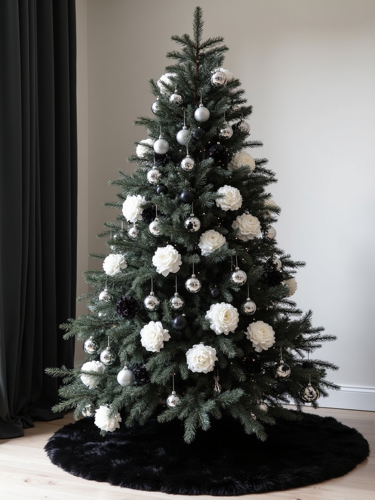 elegant floral christmas accents