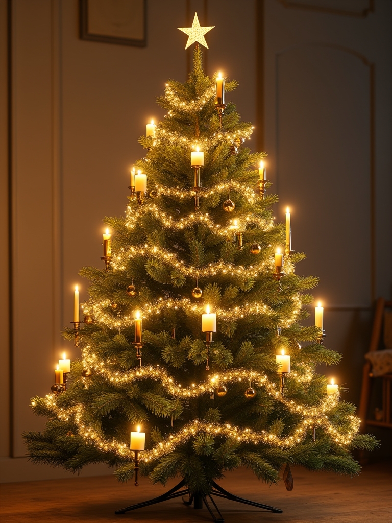 elegant gold candle holders