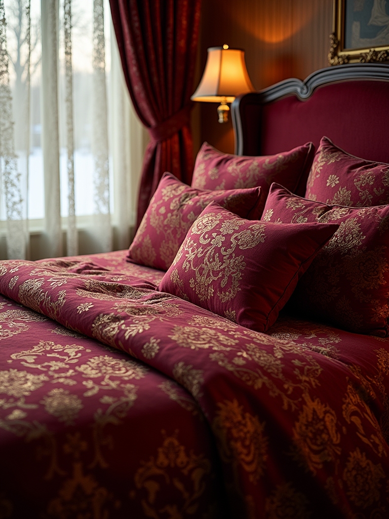 elegant holiday bedroom decor