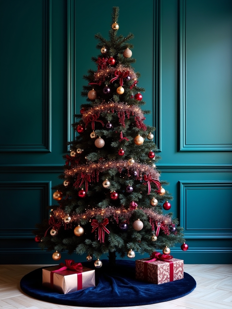 elegant jewel tone accents