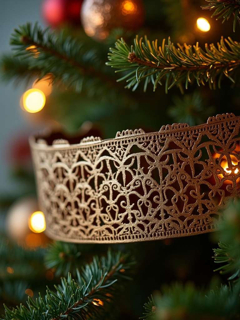 elegant lattice tree collars