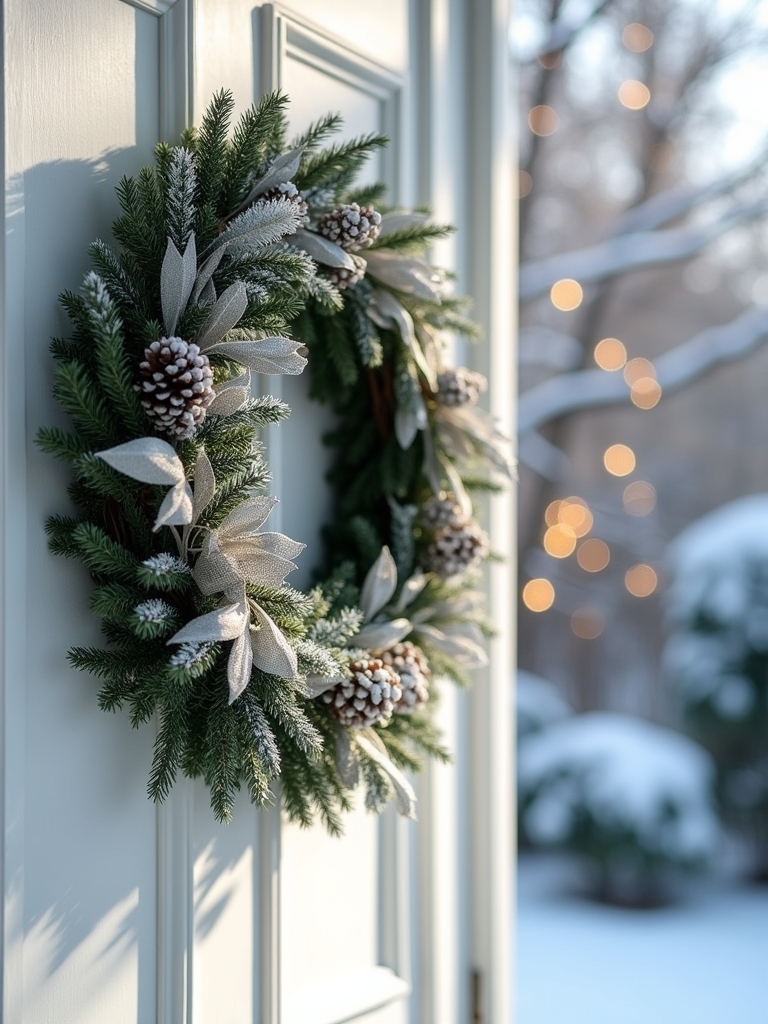 elegant minimalist winter decor