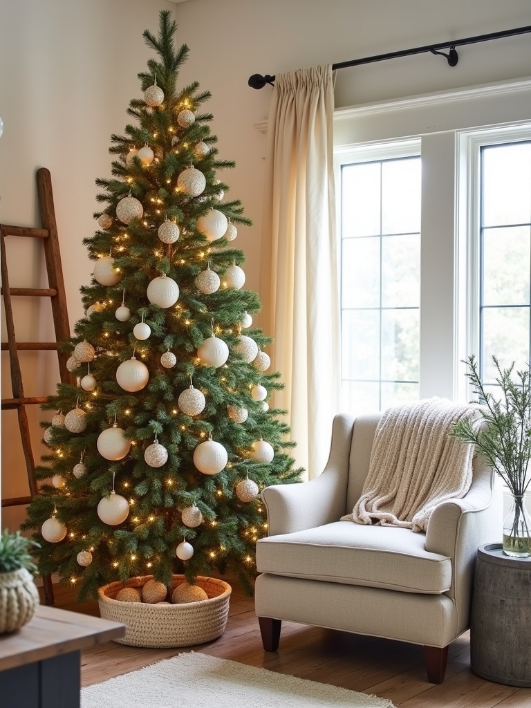 elegant neutral christmas decor