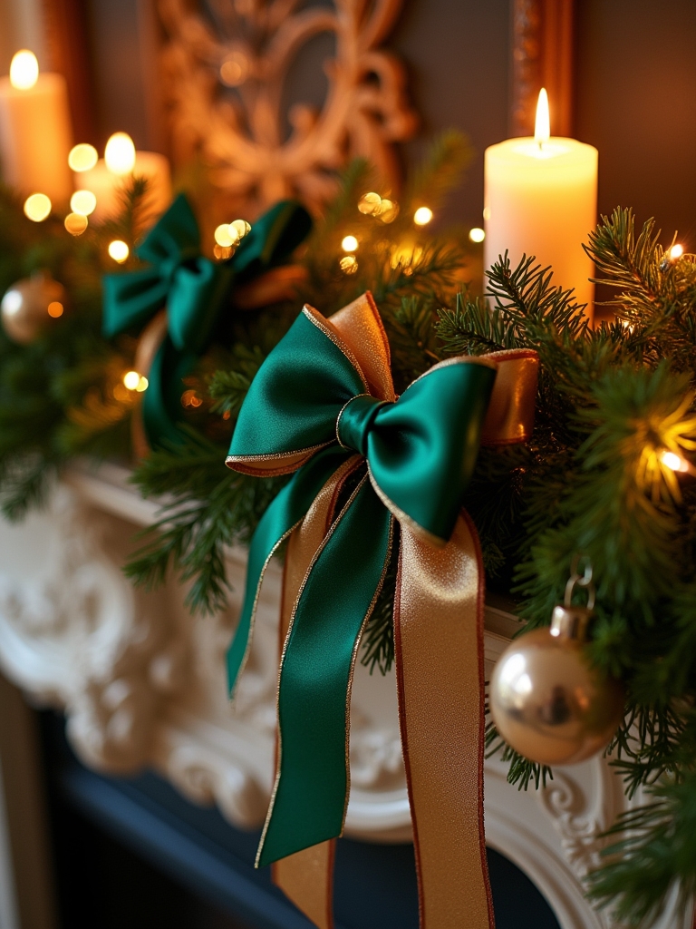 elegant satin bow decorations