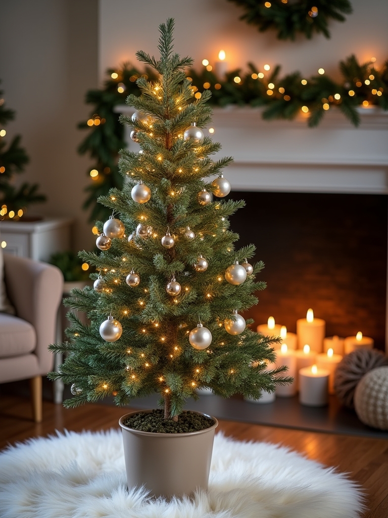 elegant space saving christmas tree