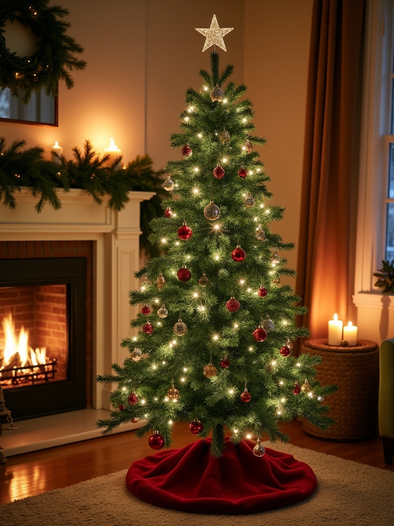 elegant space saving christmas tree