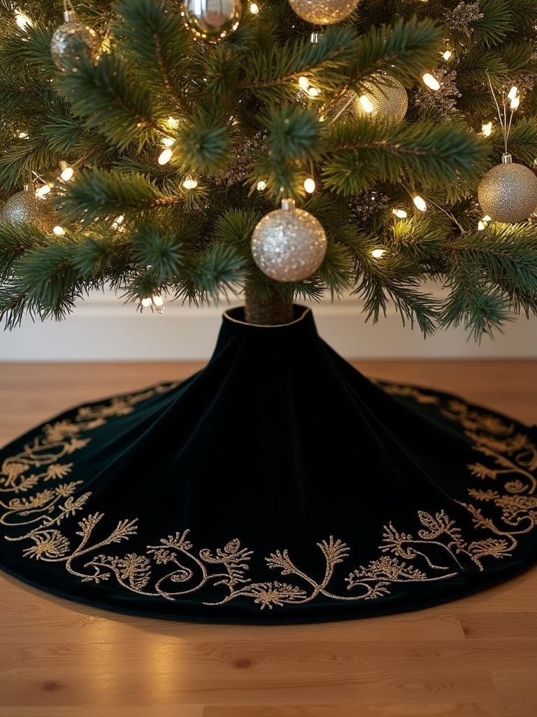 elegant velvet holiday decor