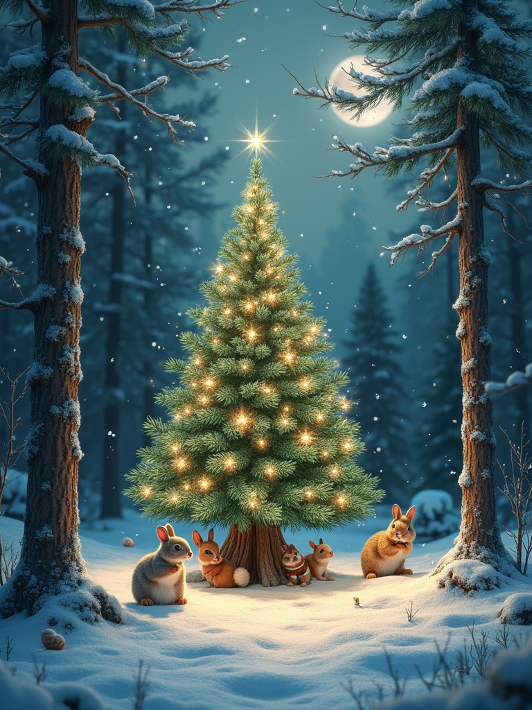 enchanted woodland holiday decor