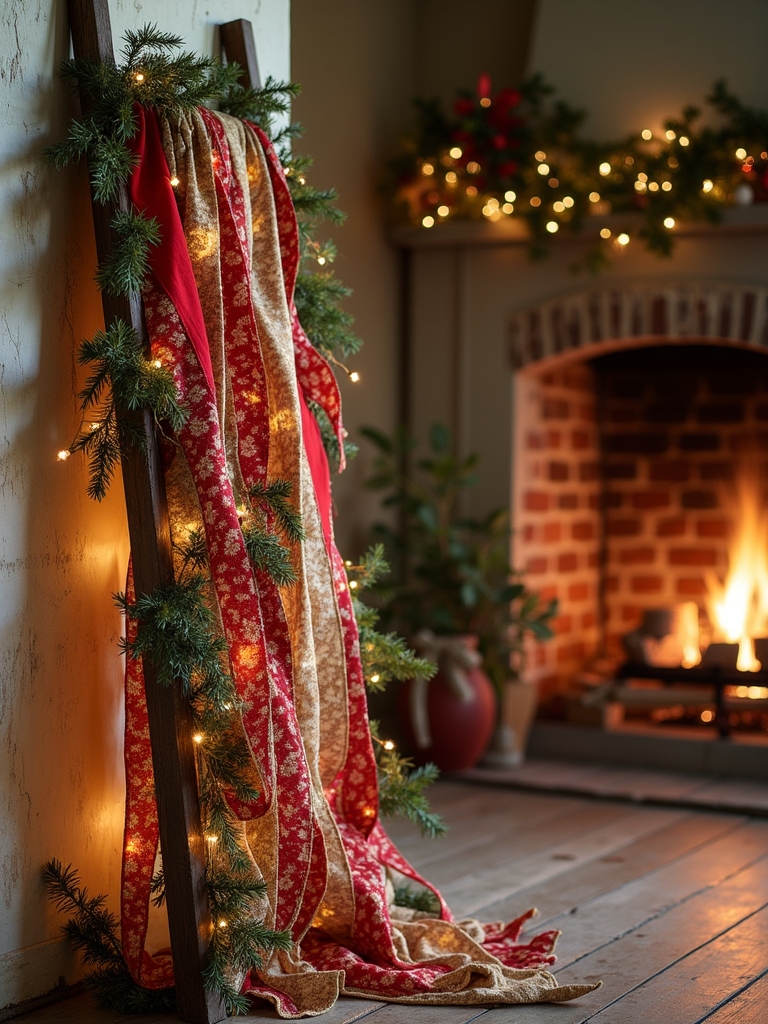 fabric ribbon ladder wraps