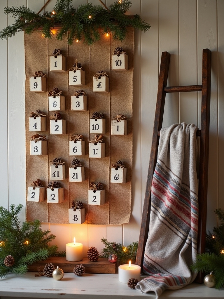 farmhouse advent calendar ideas
