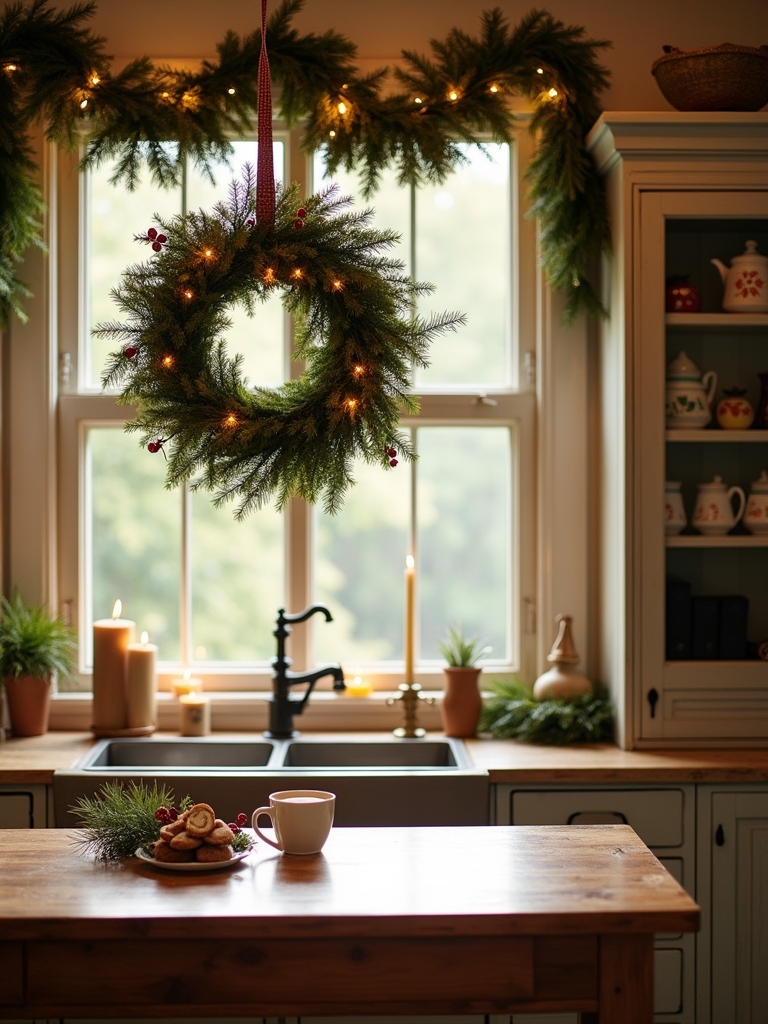 farmhouse wreaths for christmas