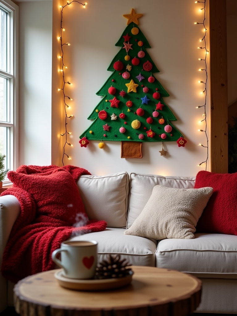 felt christmas tree decor