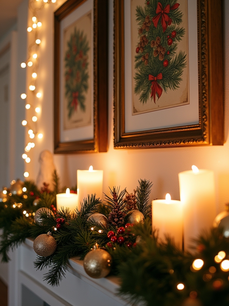 festive art enhances decor