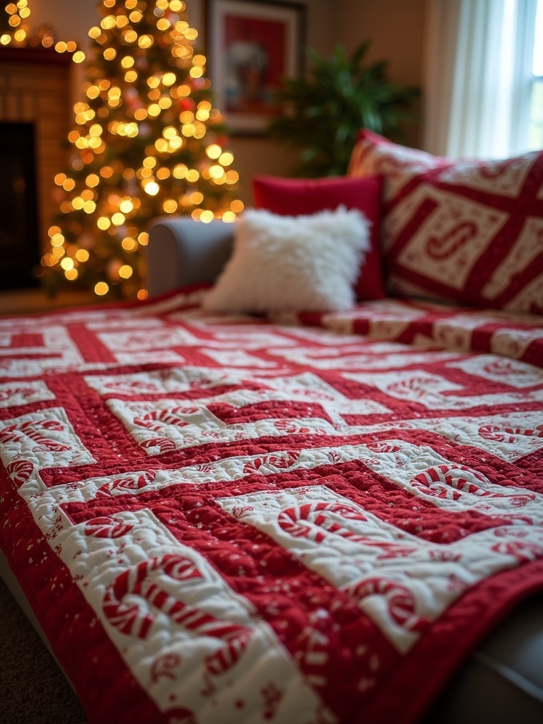 festive candy cane design