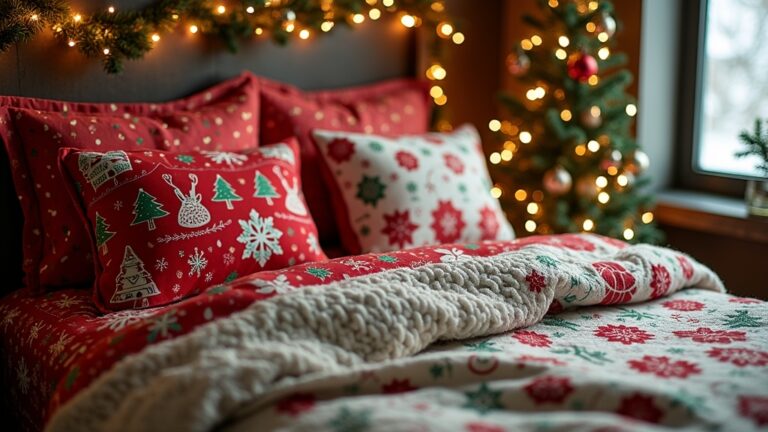 festive christmas bed sheets