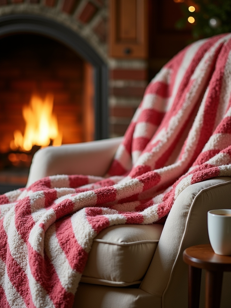 festive cozy holiday throw