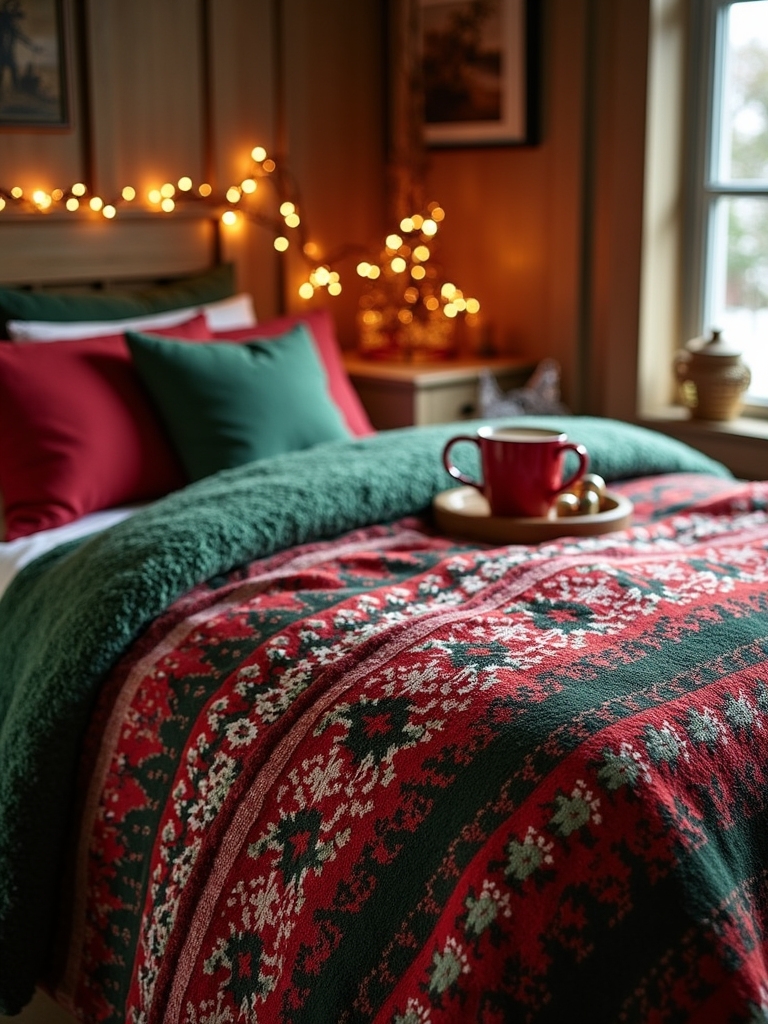 festive cozy knit decor