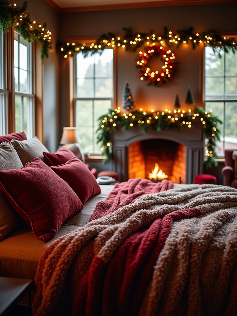 festive cozy throw blankets