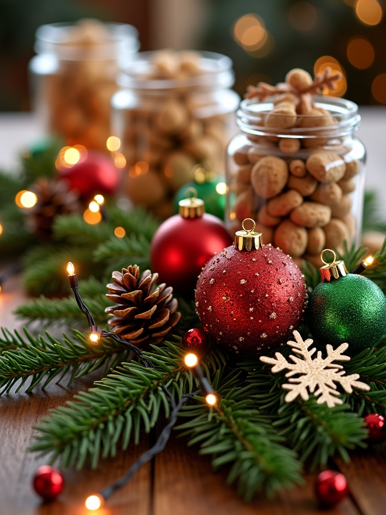 festive dining table arrangements