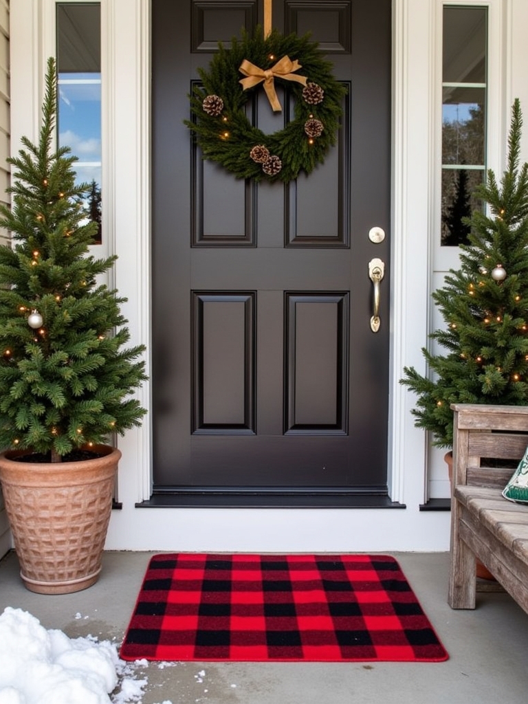festive door mat designs