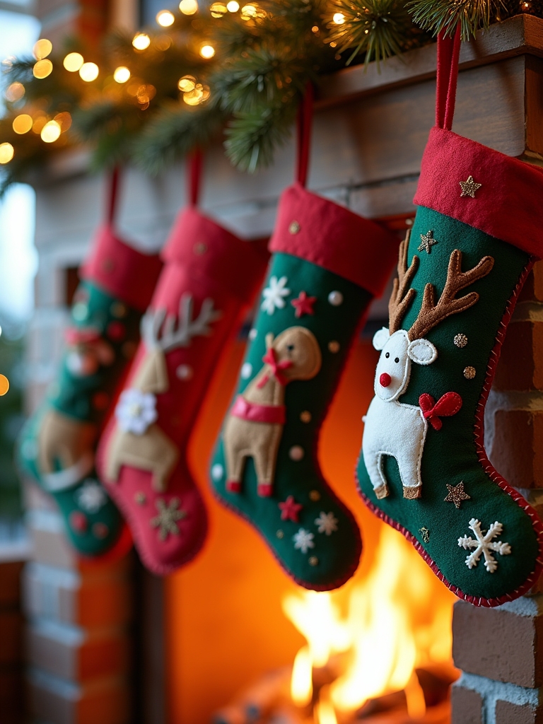festive felt stocking designs