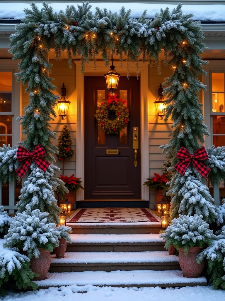 festive greenery holiday decor