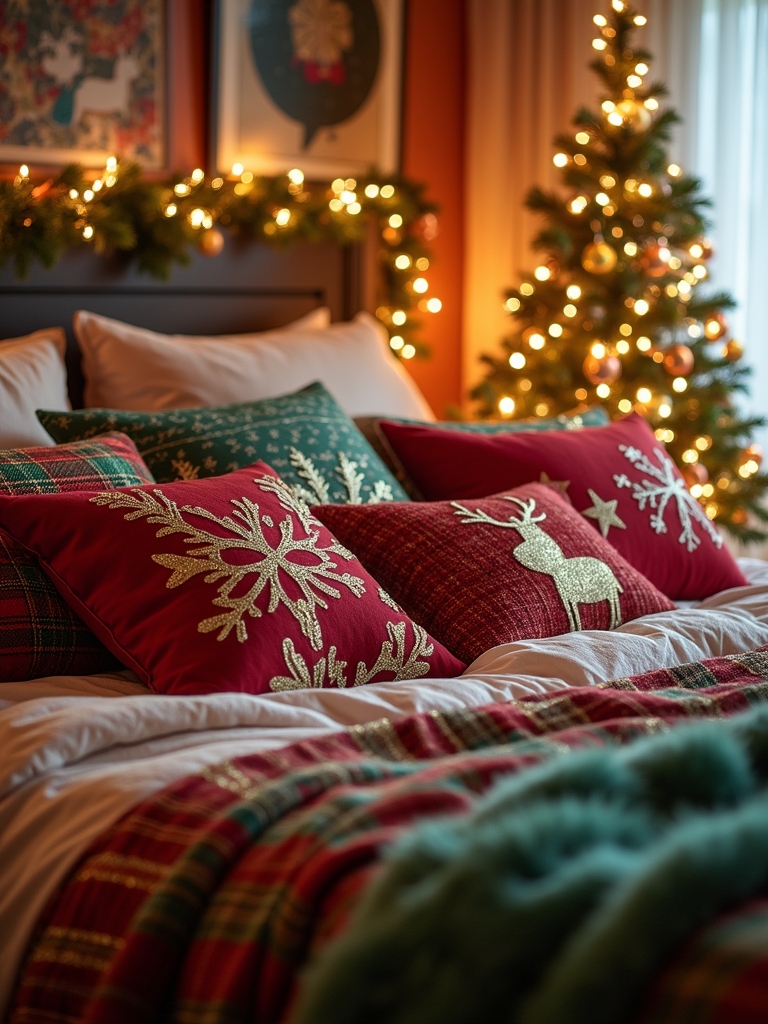 festive holiday pillow ideas