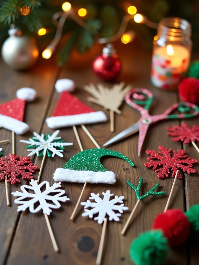 festive photo booth props