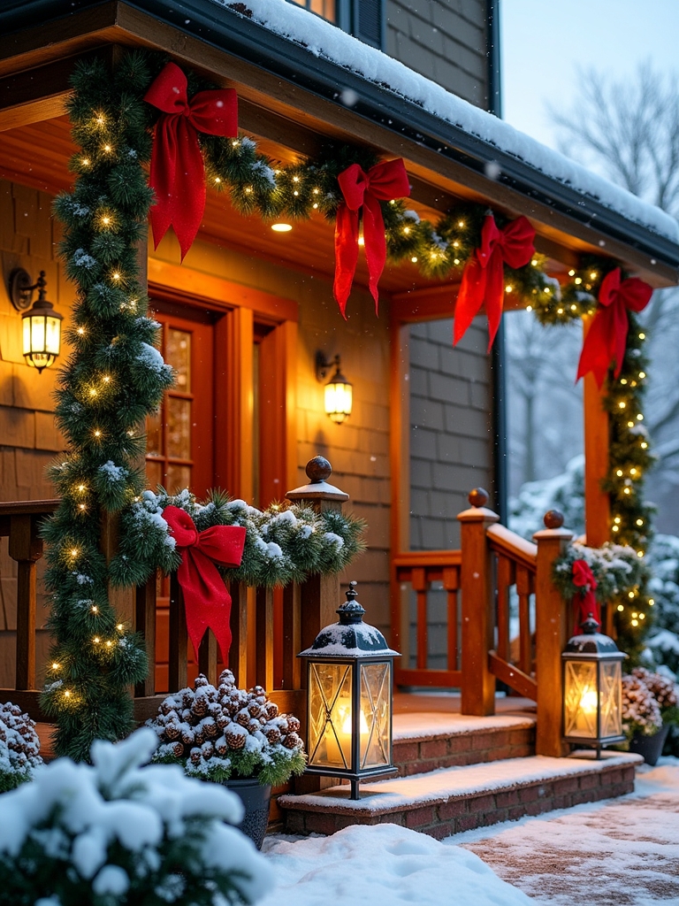 festive railing decoration ideas