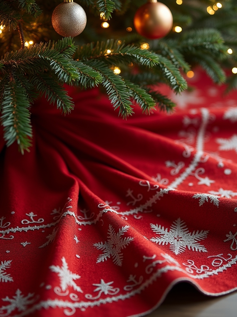 festive red silver elegance