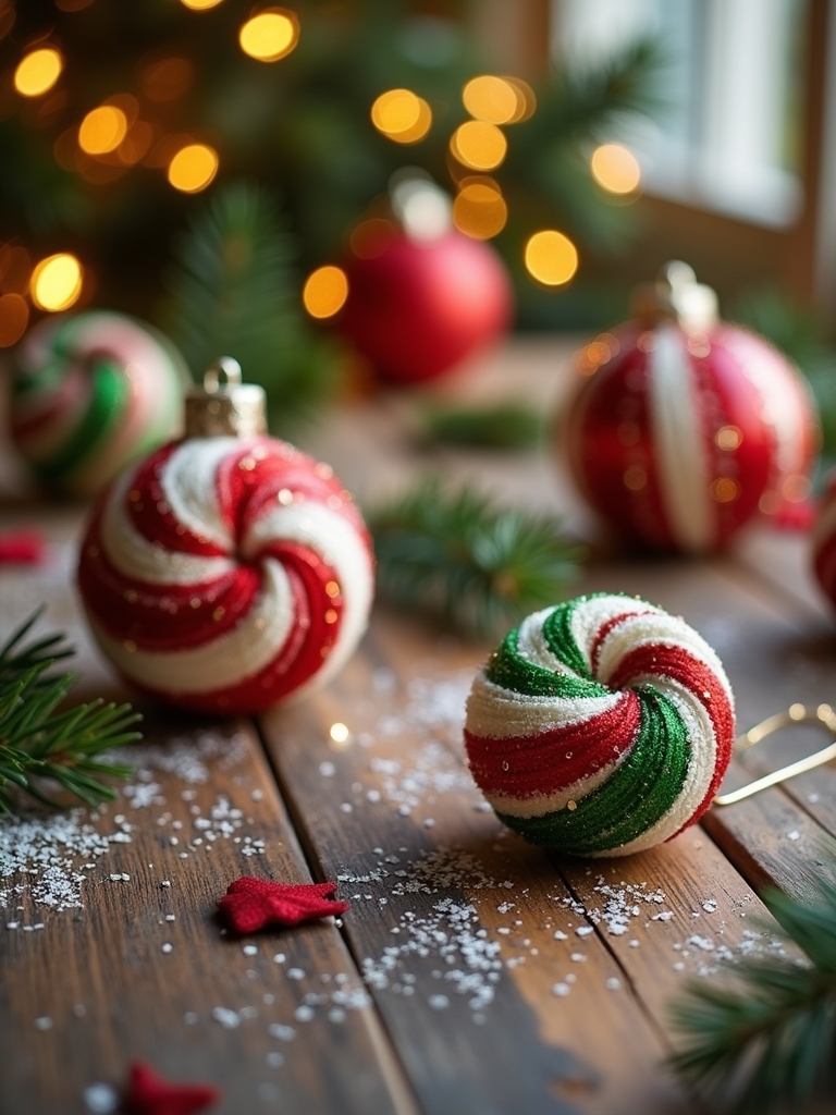 festive ribbon candy crafts